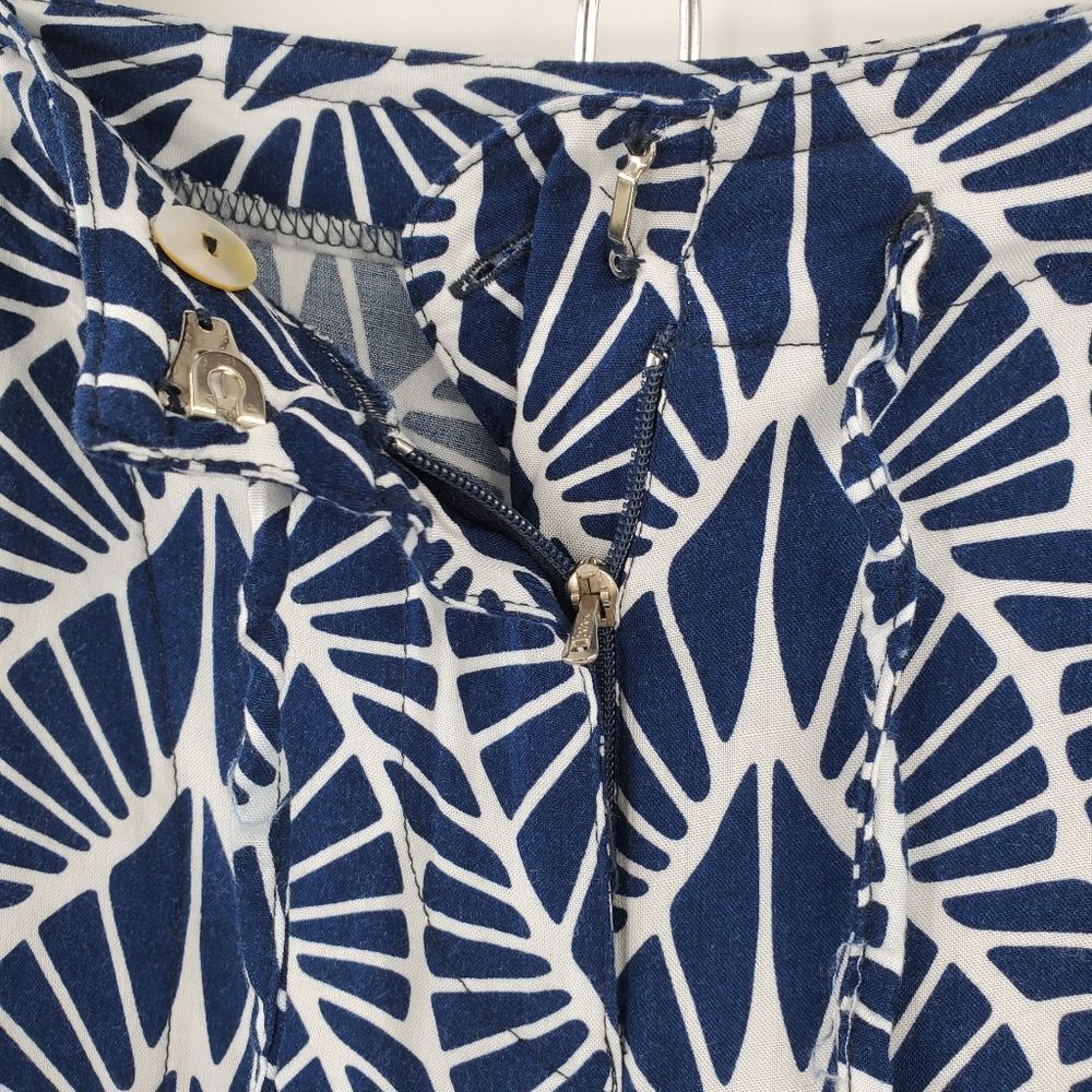 ESCAPADA blue white rayon resort pants - Picture 3 of 6